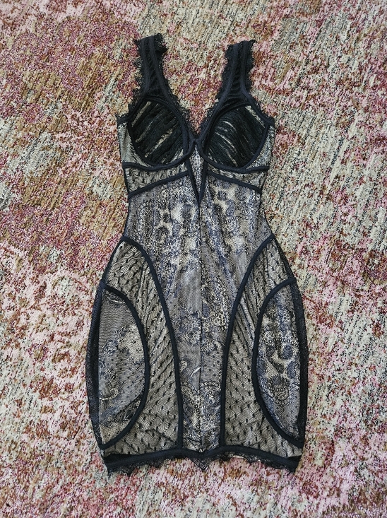 bebe Dresses & Skirts - NWT bebe Black Lace V-Neck Dress